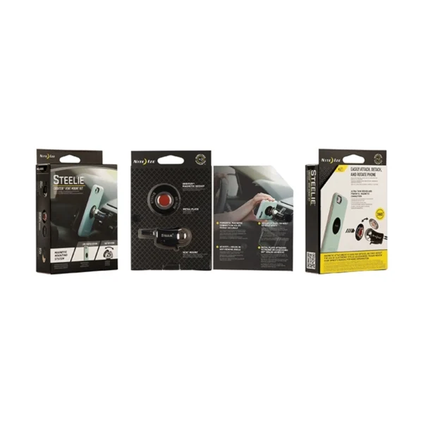 Orbiter STOVK-01-R8 Phone-Mounting Kit, Black/Silver