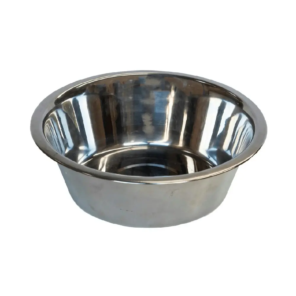 Superior Pet Essentials Economy Food-Grade Stainless Steel Dog Bowl 2.8L