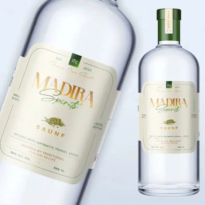 Madira Saunf Fennel infused Cane Spirit 700ml - Alcohol