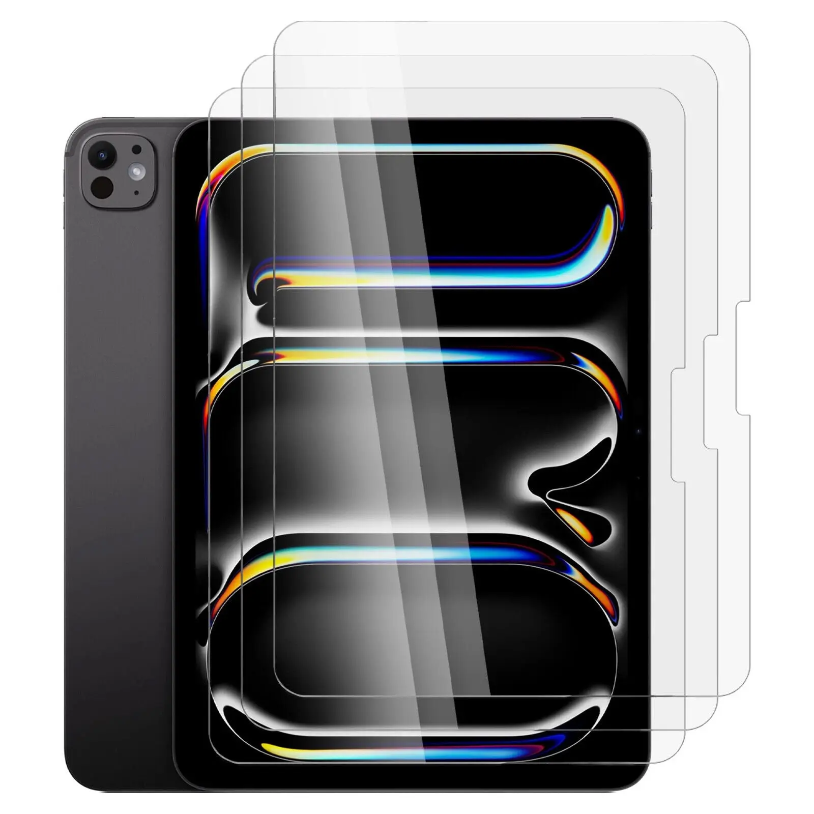 3x Tempered Glass Screen Protector for Apple iPad PRO 11 Inch M4 7th Gen 2024 2025 Bulk Toughened Guard - Electronics