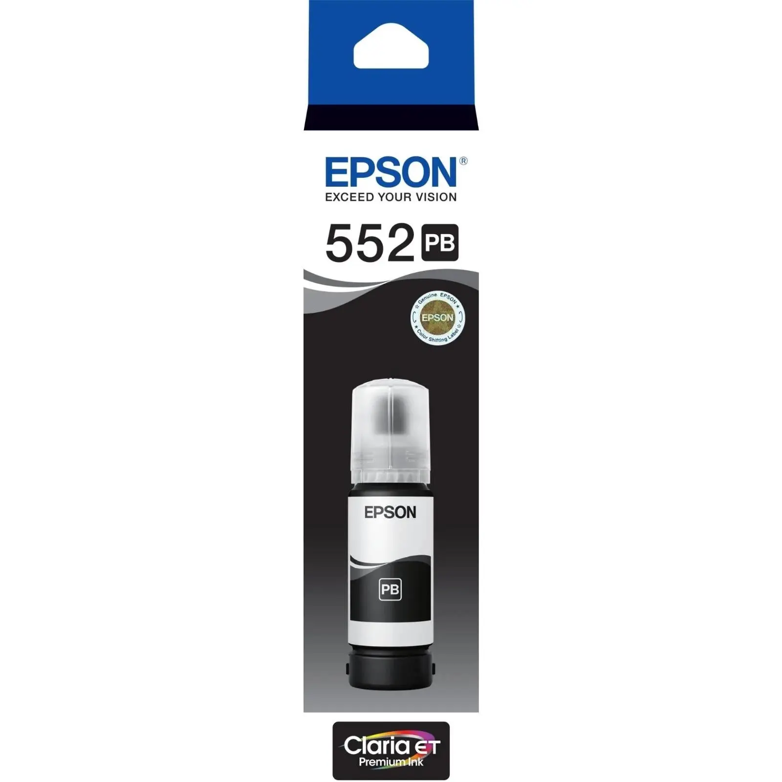 Epson T552 Photo Black EcoTank 552 Ink Bottle Toner C13T06W192 Genuine Original - Electronics