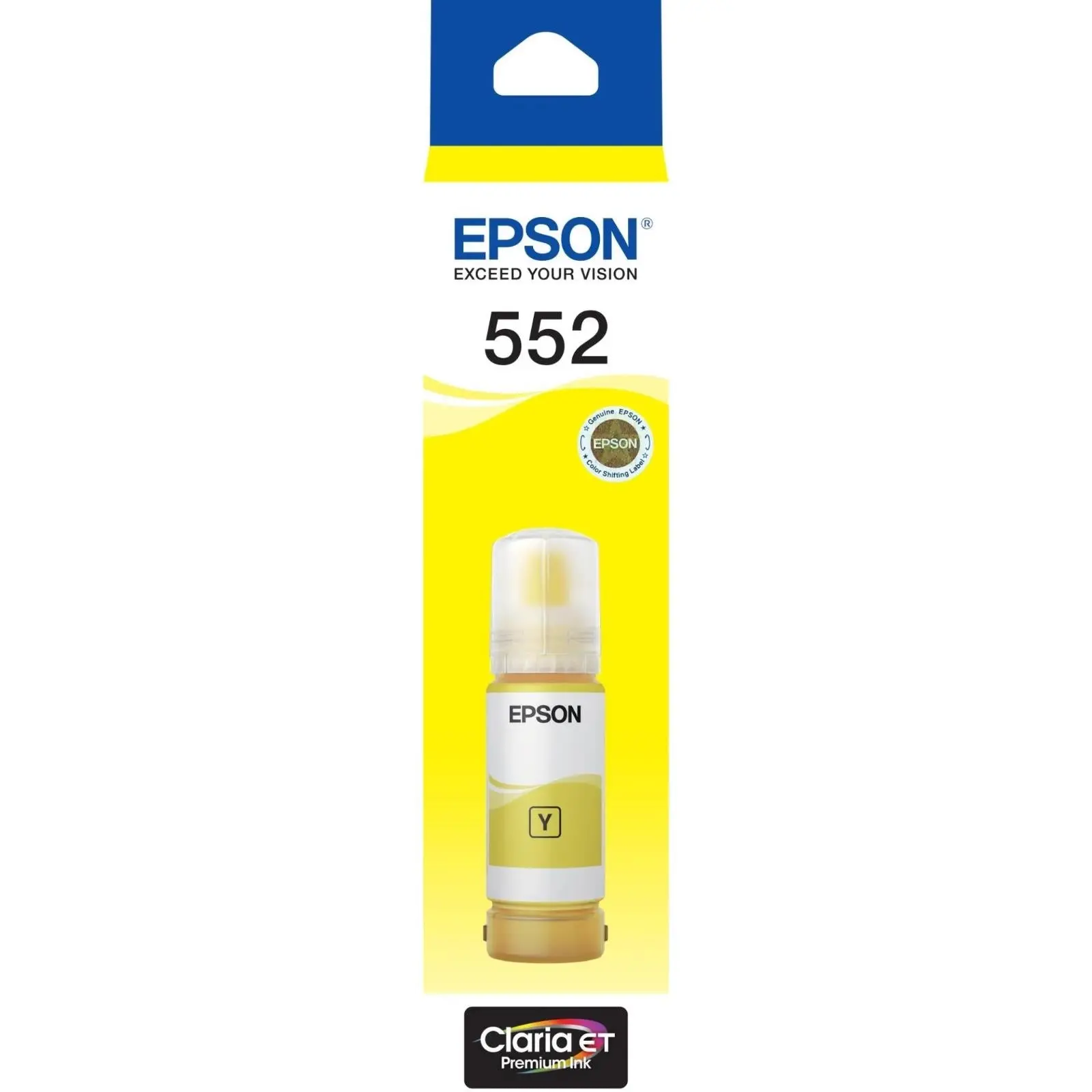 Epson T552 Yellow EcoTank 552 Ink Bottle Toner C13T06W492 Genuine Original - Electronics