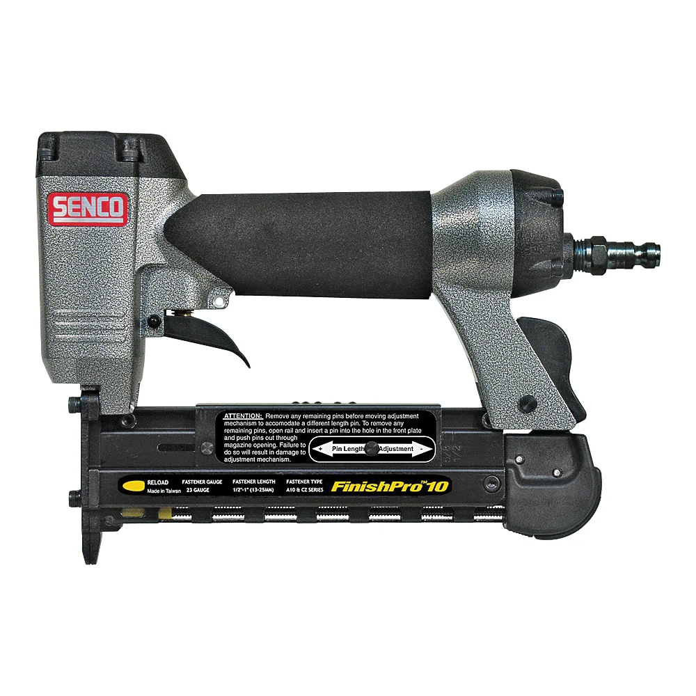 FinishPro Series 8F0001N Headless Pin Nailer, 100 Magazine, Strip Collation, 0.84 cfm Air - Senco