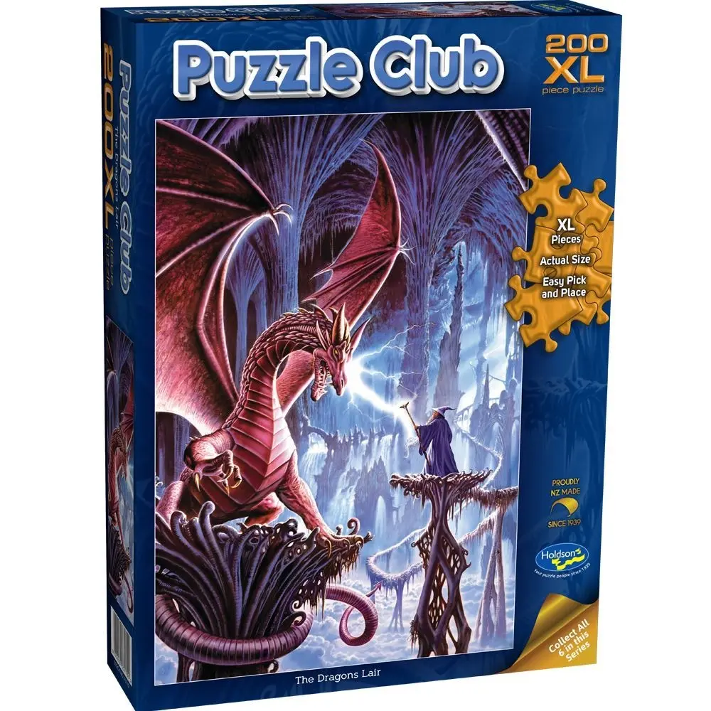 200pc XL Puzzle Club: The Dragons Lair - Toys & Games