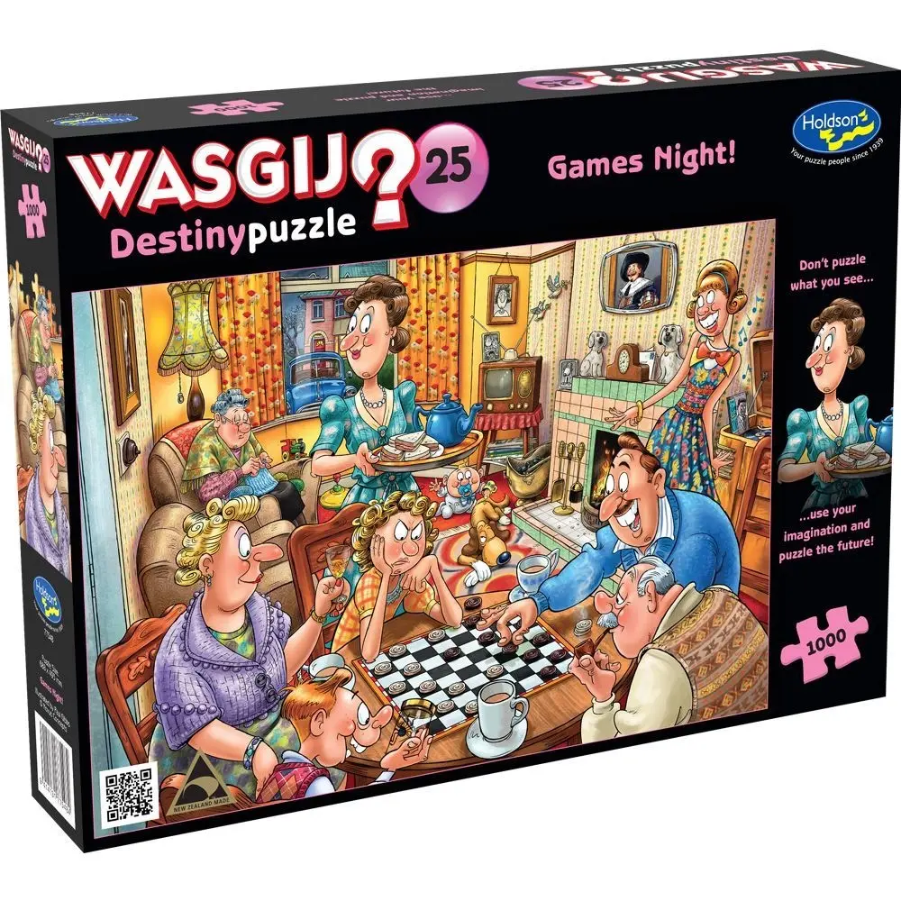 1000pc Wasgij? Destiny #25: Games Night! - Toys & Games