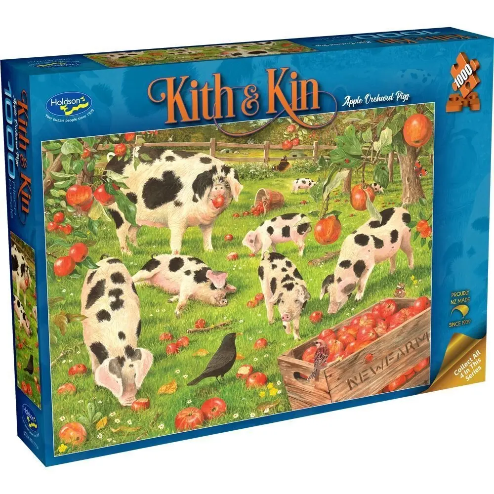 1000pc Kith & Kin: Apple Orchard Pigs - Toys & Games