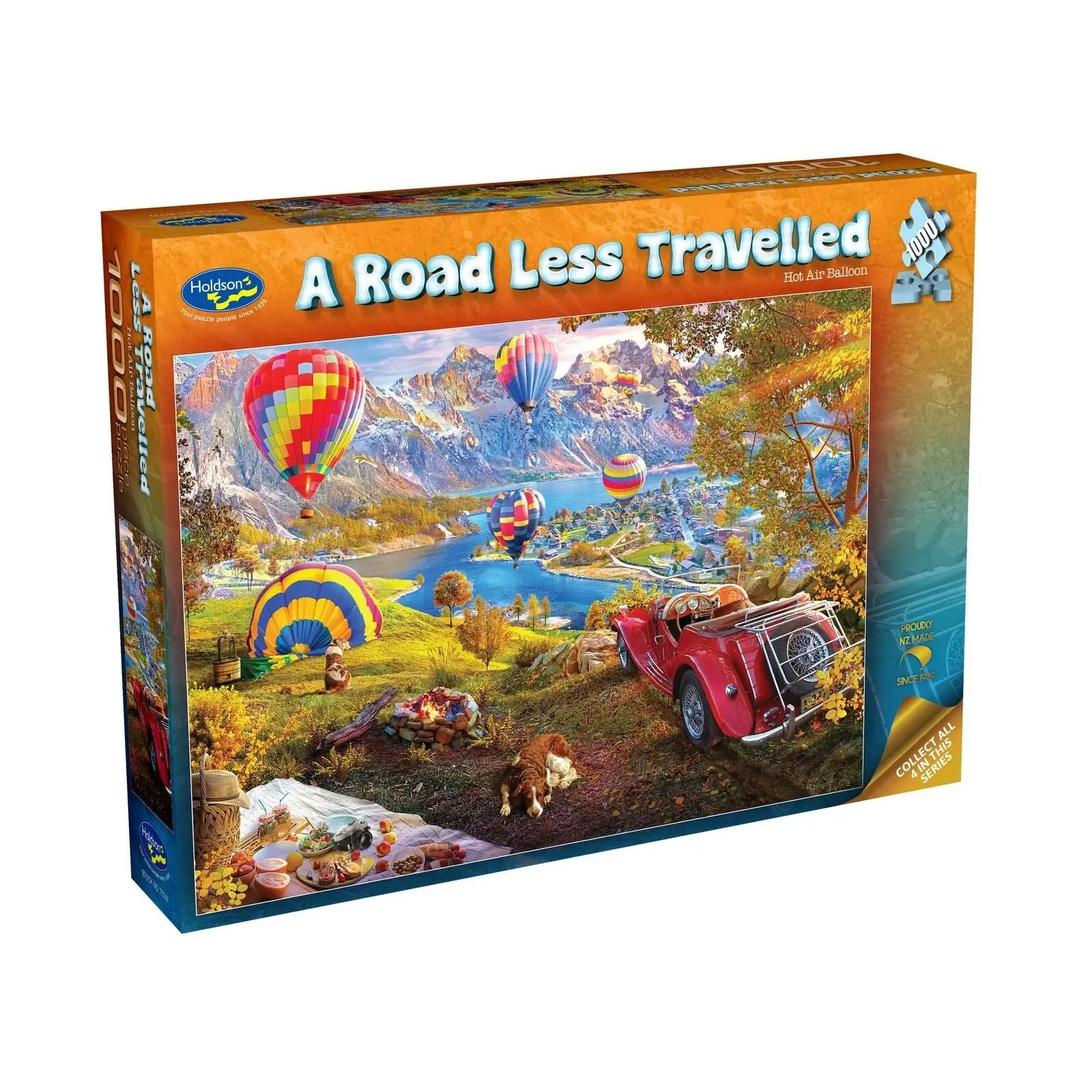 1000pc A Road Less Travelled: Hot Air Balloon - Toys & Games