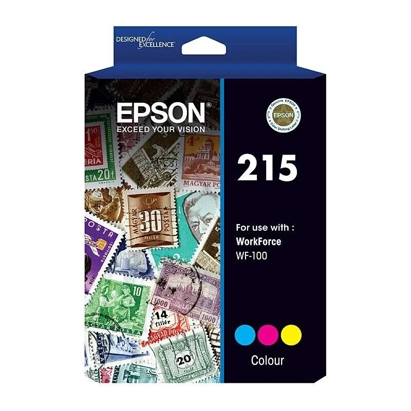 Epson 215 3 Colours Value Pack Pigment Ink Cartridge C13T216092 Genuine Original - Electronics