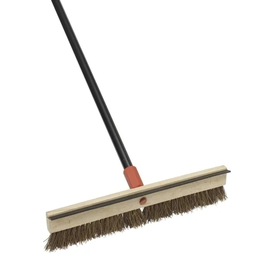 01733 Driveway Coater with Squeegee, Wood Head, 18 in Brush, Polypropylene Bristle, Metal Handle - ABCO