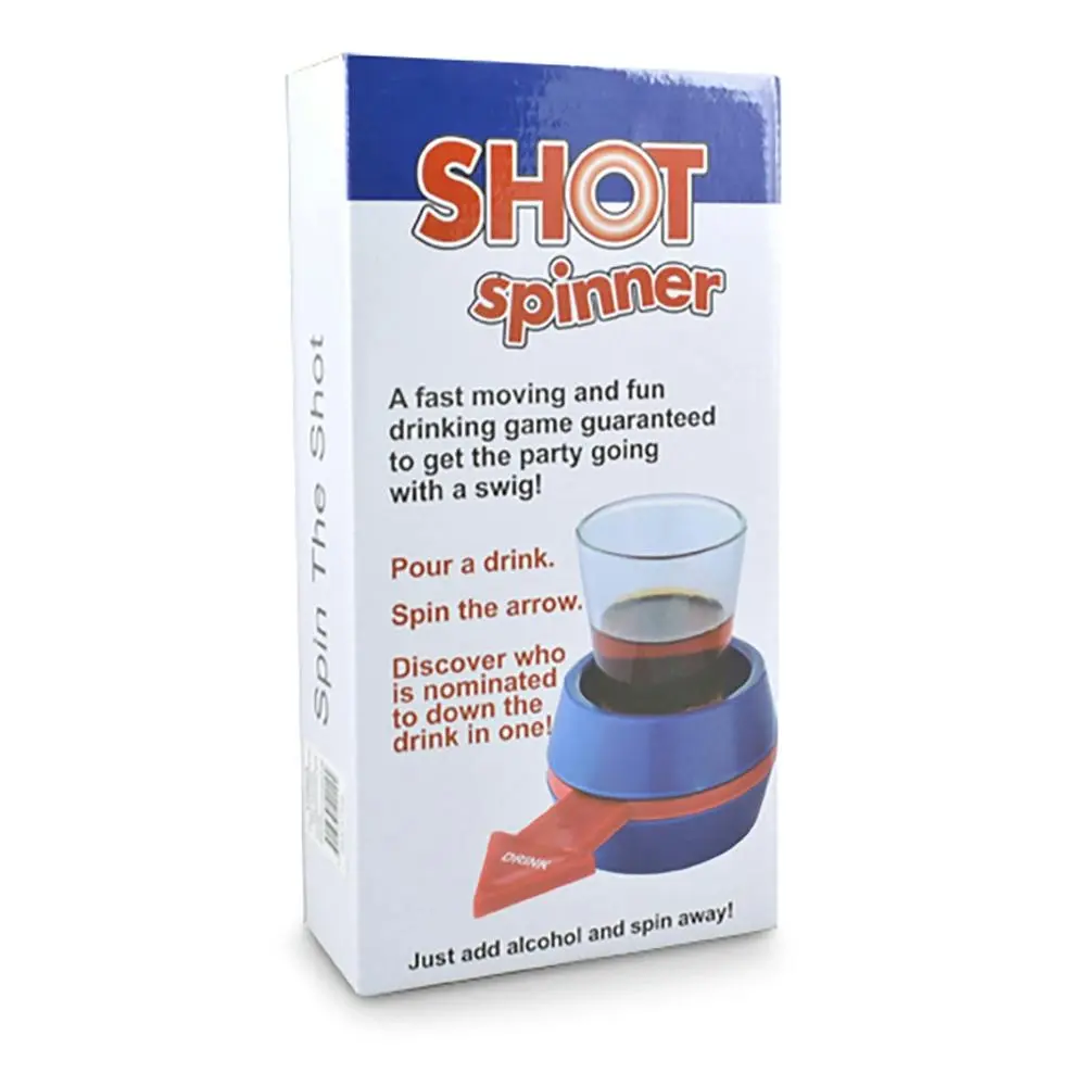 Drinking Shot Spinner Drink Alcohol Fun Party Adult Tabletop Portable Game - Hobbies