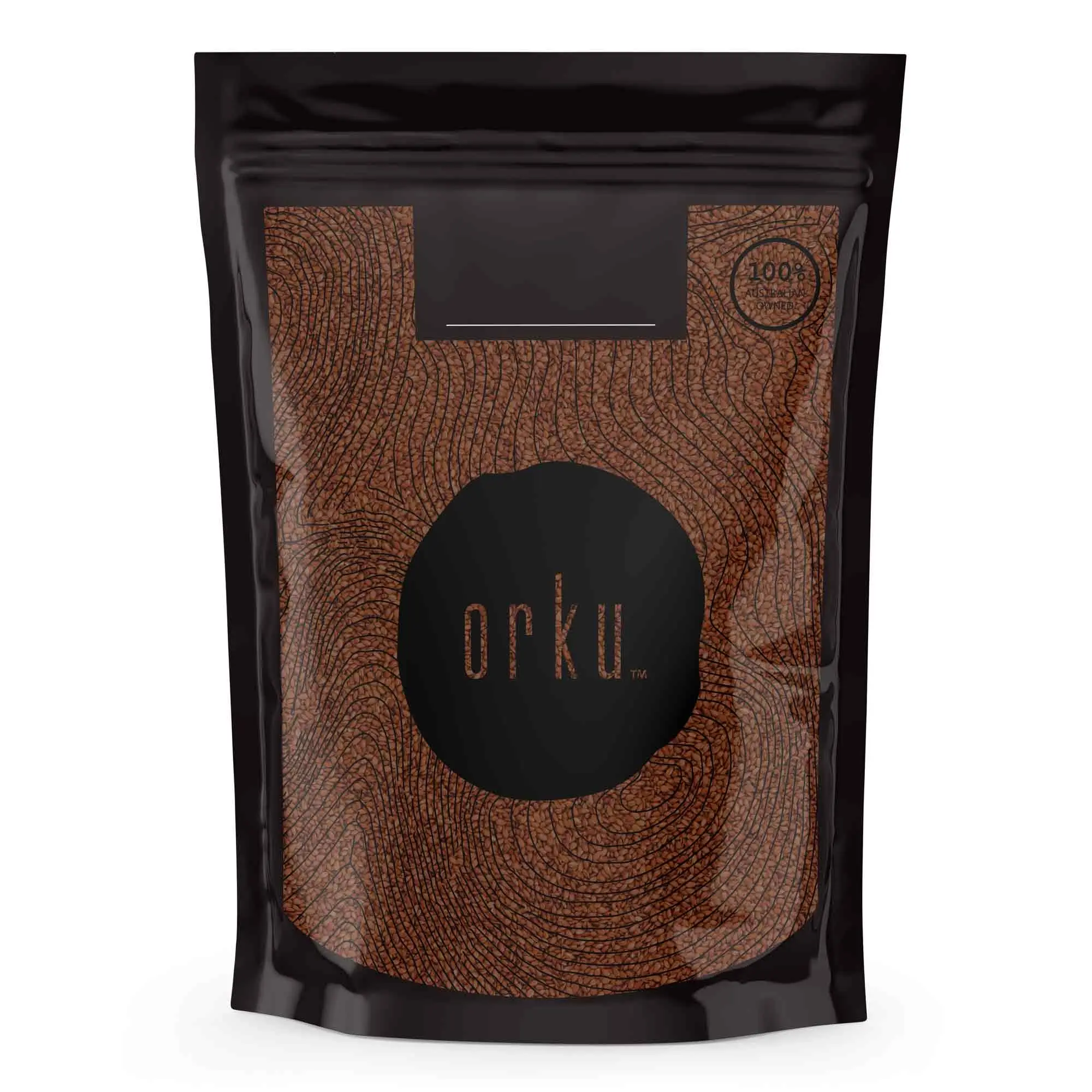 1Kg Organic Brown Linseed Flaxseed Whole Grain Flax Seed Non GMO Omega3 6 Fibre - Groceries
