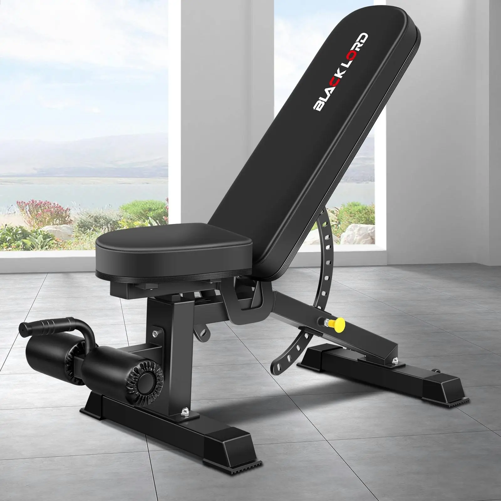 Black Lord Commercial Weight Bench FID Bench Flat Incline Decline Press Gym - Shred Sale - Up to $400 off