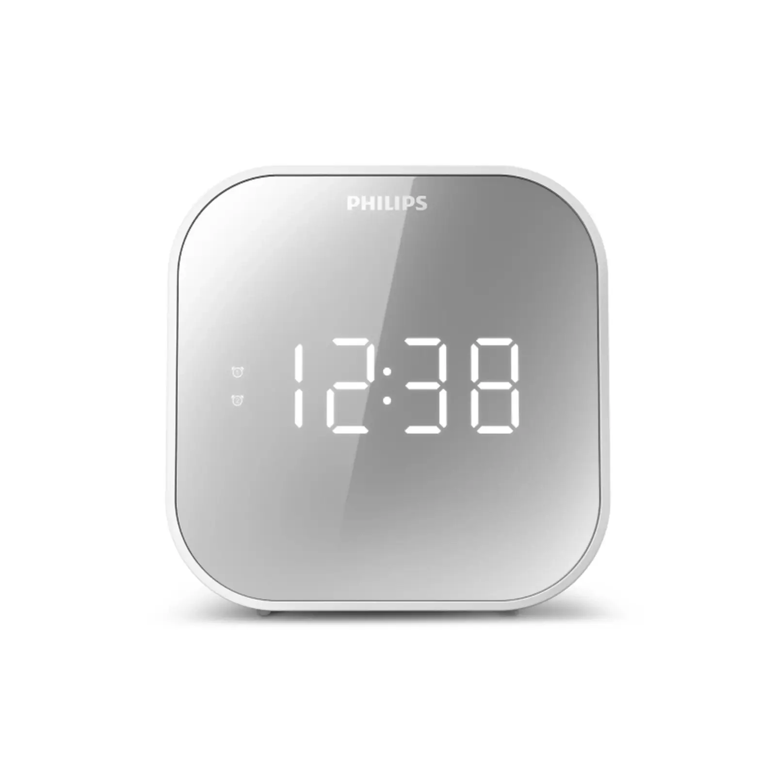 Philips Alarm Clock With Usb Charging - White