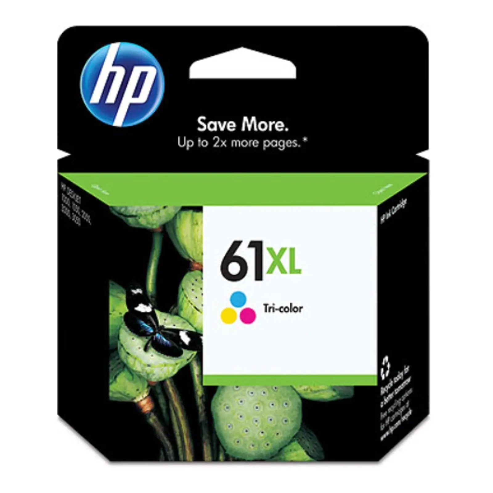 HP 61XL High Yield Ink Cartridge Tri Colour Cyan Magenta Yellow Value Pack - Electronics