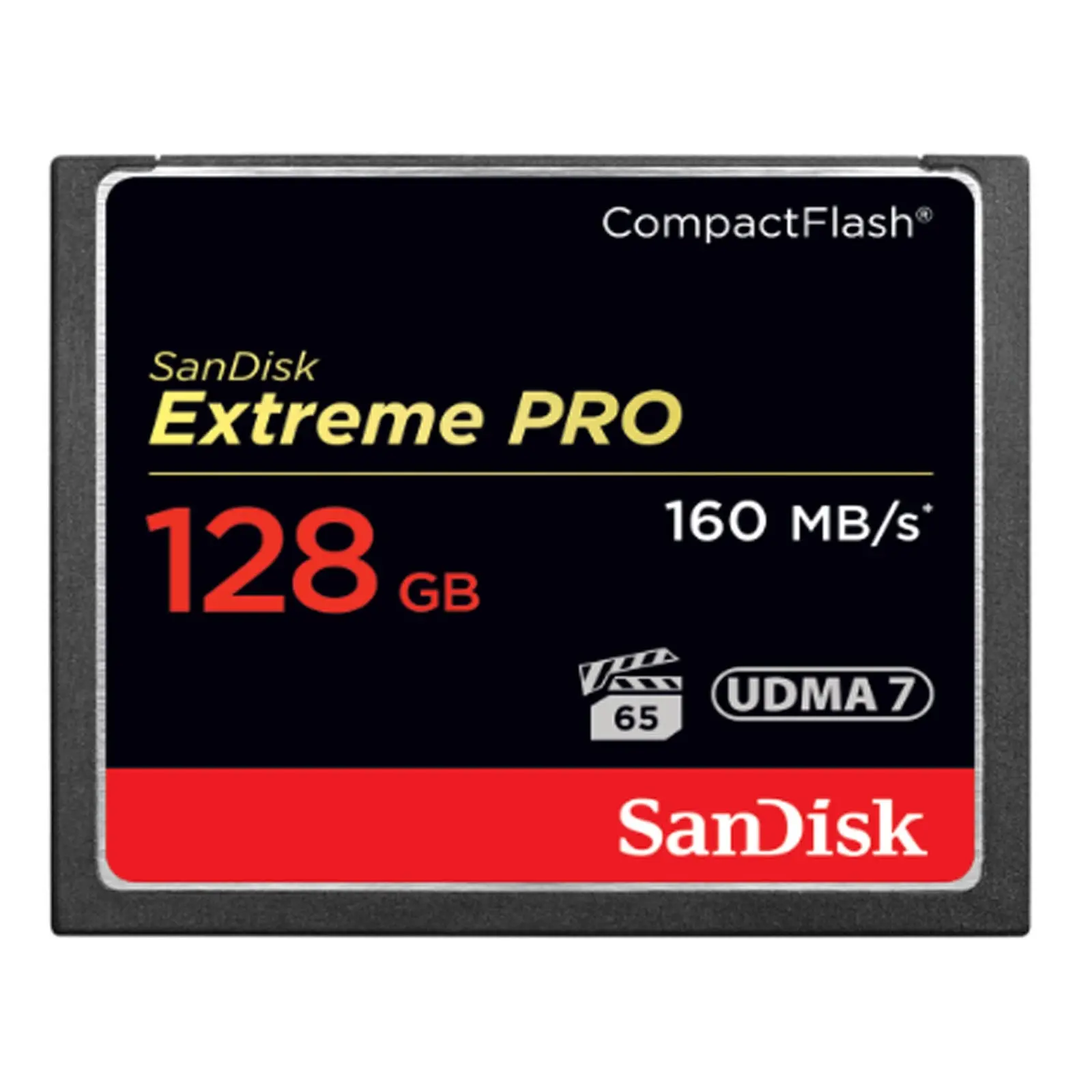 SanDisk Extreme Pro 128GB CF VPG65 UDMA 7 160MB/s Compact Flash Memory Card - Electronics