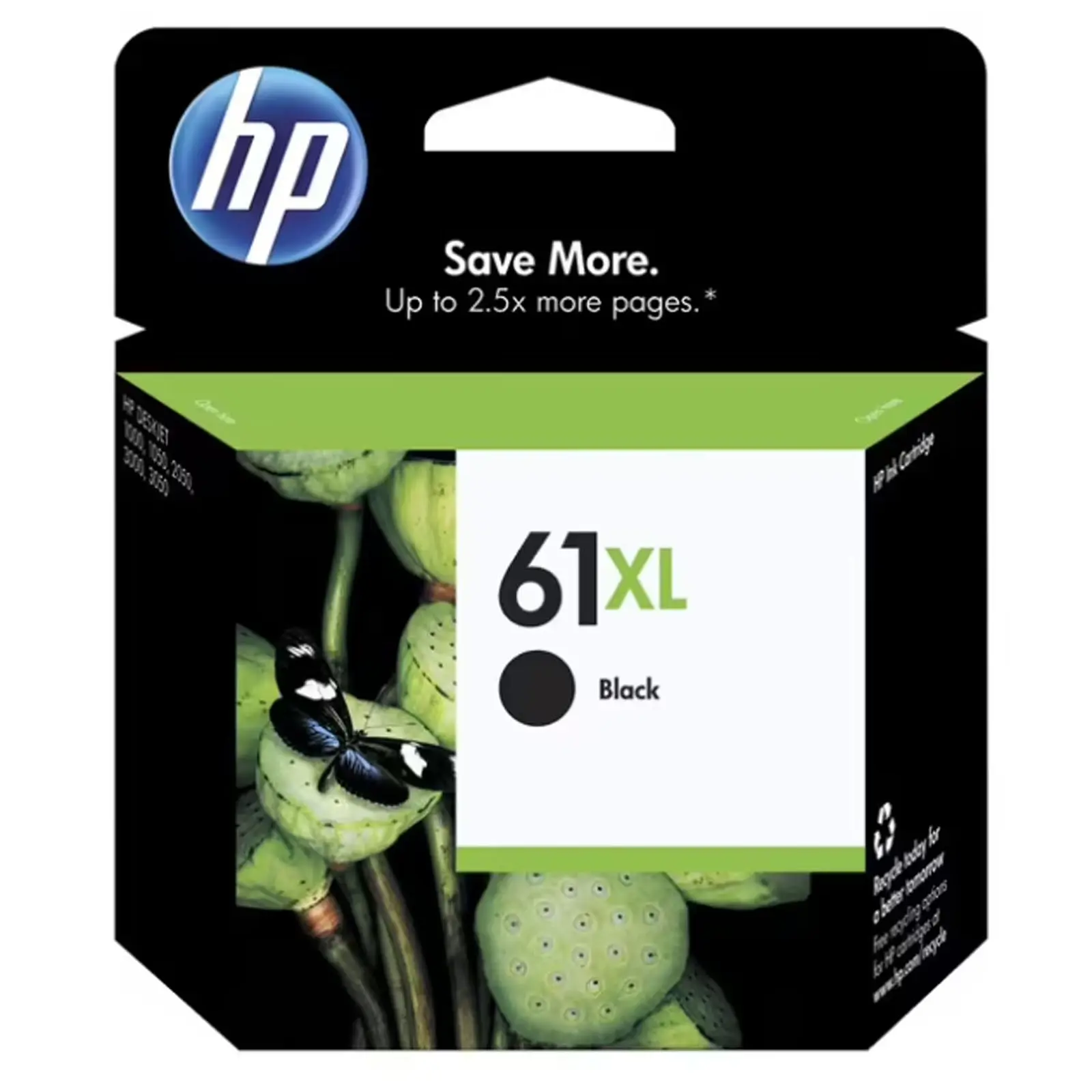 HP 61XL High Yield Black Ink Cartridge - Electronics