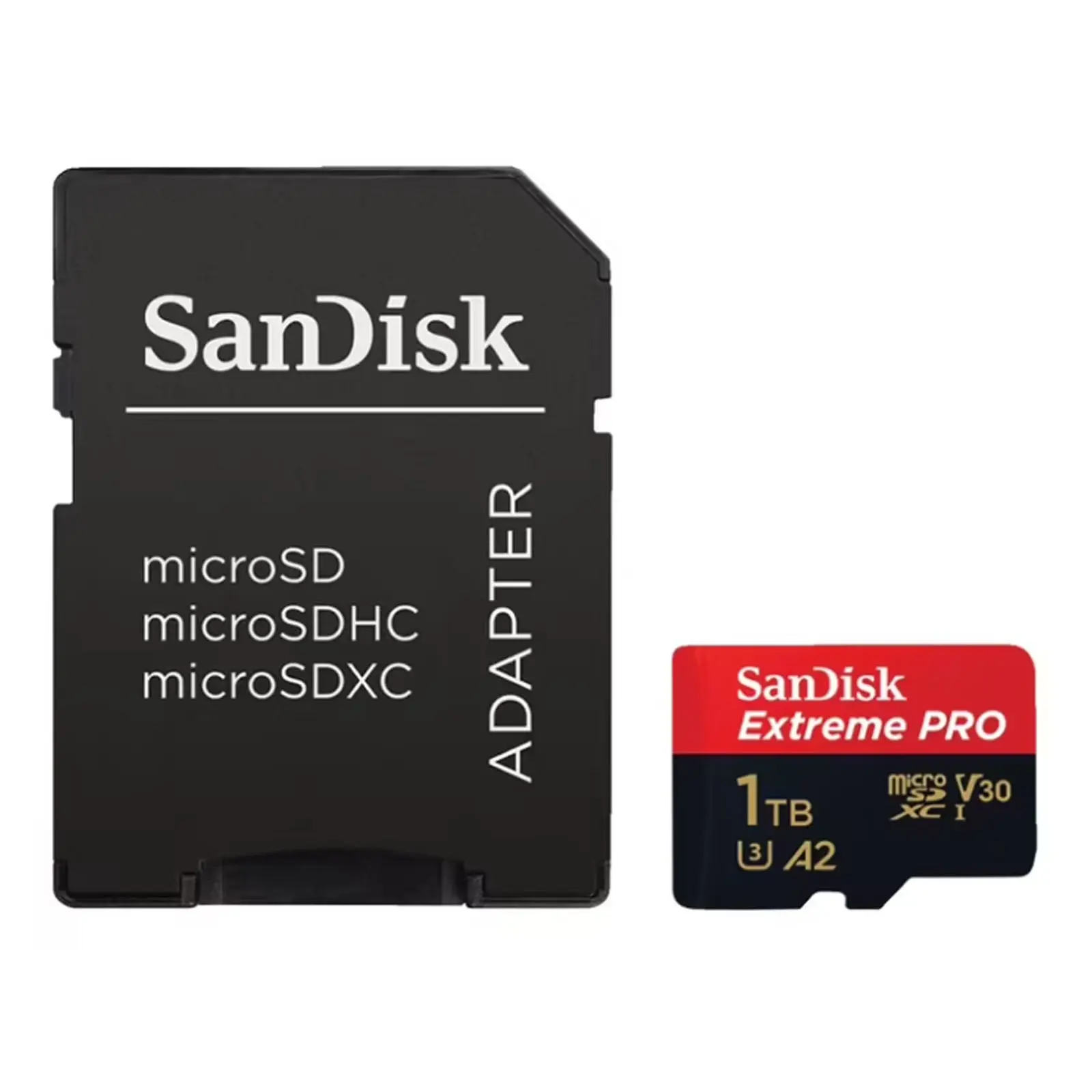 SanDisk Extreme Pro 1TB 160MB/s Micro SDXC Memory Card with Adapter V30 U3 C10 - Electronics