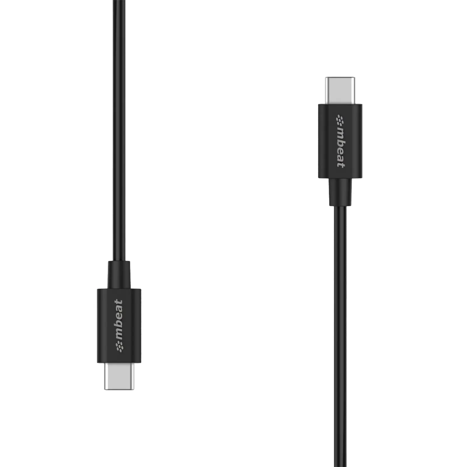 Mbeat Prime Usb-c To Usb-c 1m 2.0 Charge And Sync Cable - Black