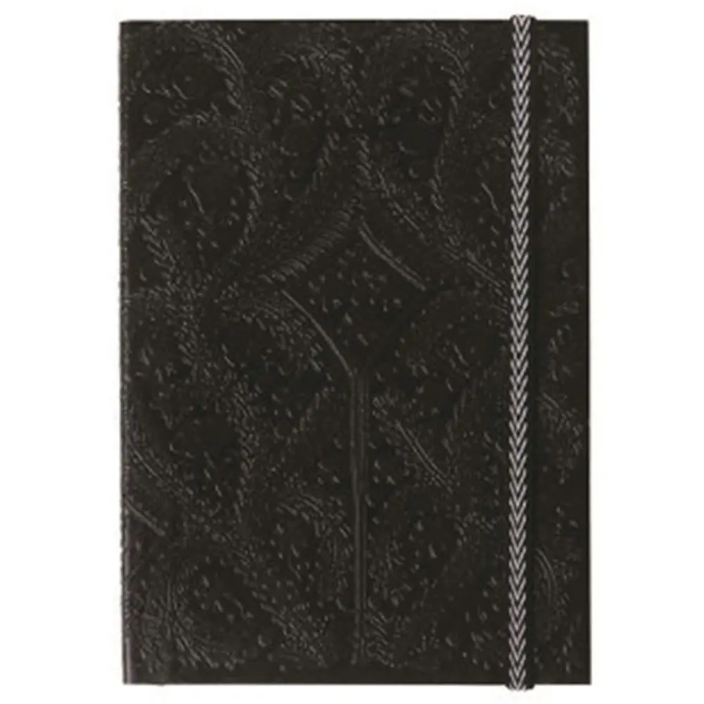Christian Lacroix B5 Faux Leather Hardcover Paseo Emboss Journal Notebook Black - Office