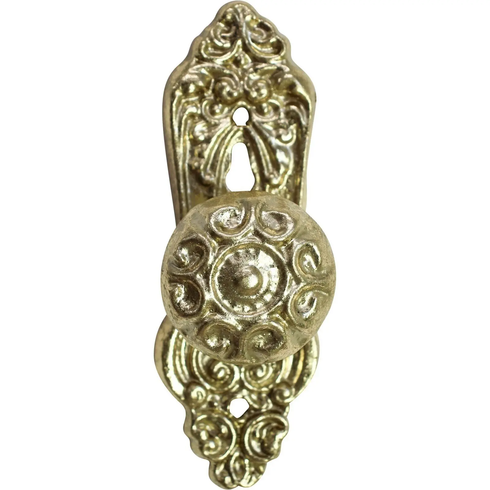 Adele Hook Metal 18cm Wall Hanging Decor Coats/Bags Hanger/Holder Organiser Gold - Home & Garden