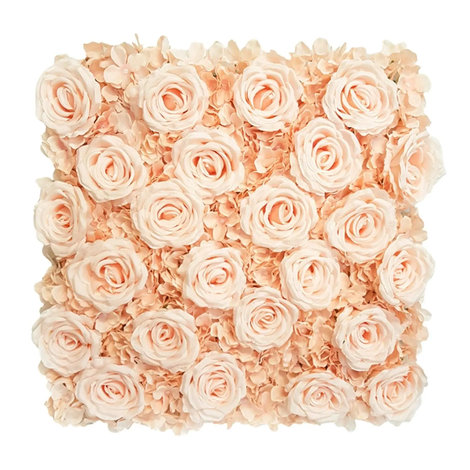 Floral Wall Panel - Peach 50x50cm