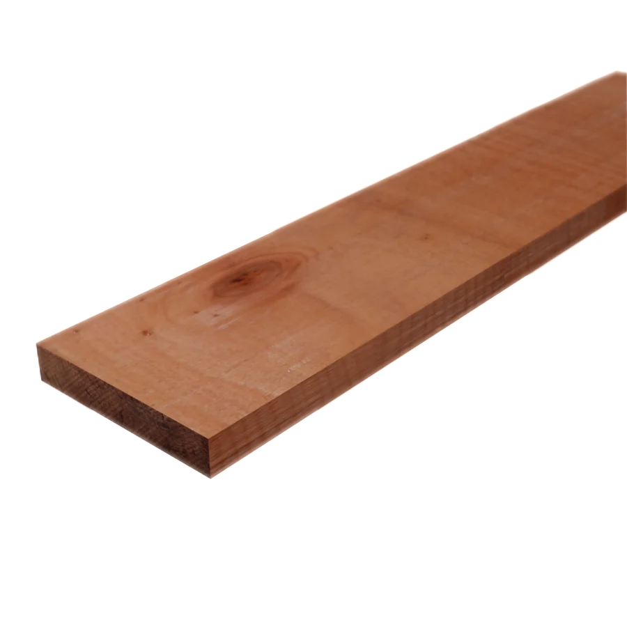 1 in x 6 in x 16 ft, Redwood, Merchantable, Green, Surfaced on 4 Sides - Wood Products