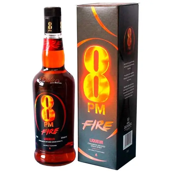 8PM Fire Flavoured Premium Liqueur 750ml - Alcohol