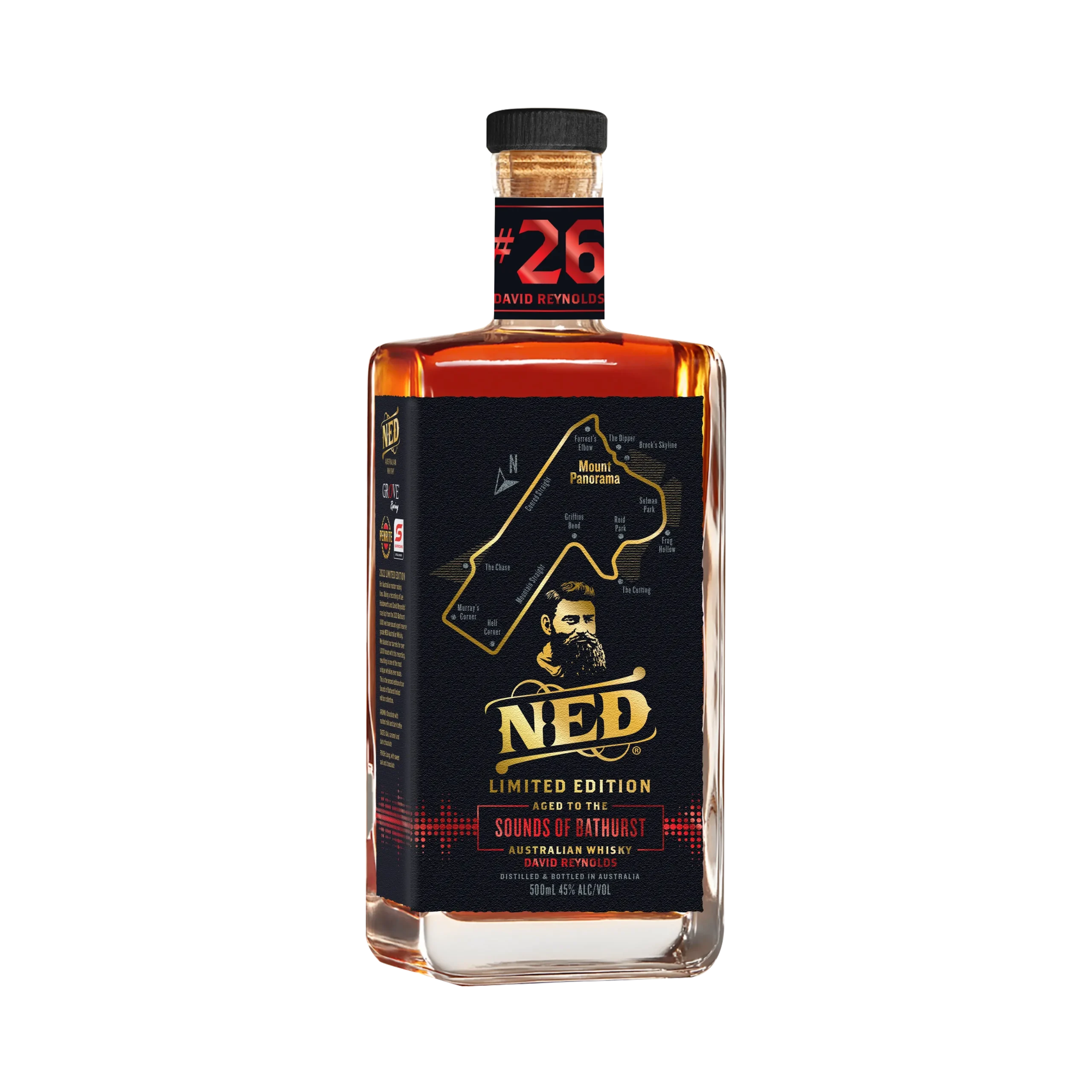 Ned Sounds Of Bathurst #26 David Reynolds Limited Edition 500ml - Alcohol