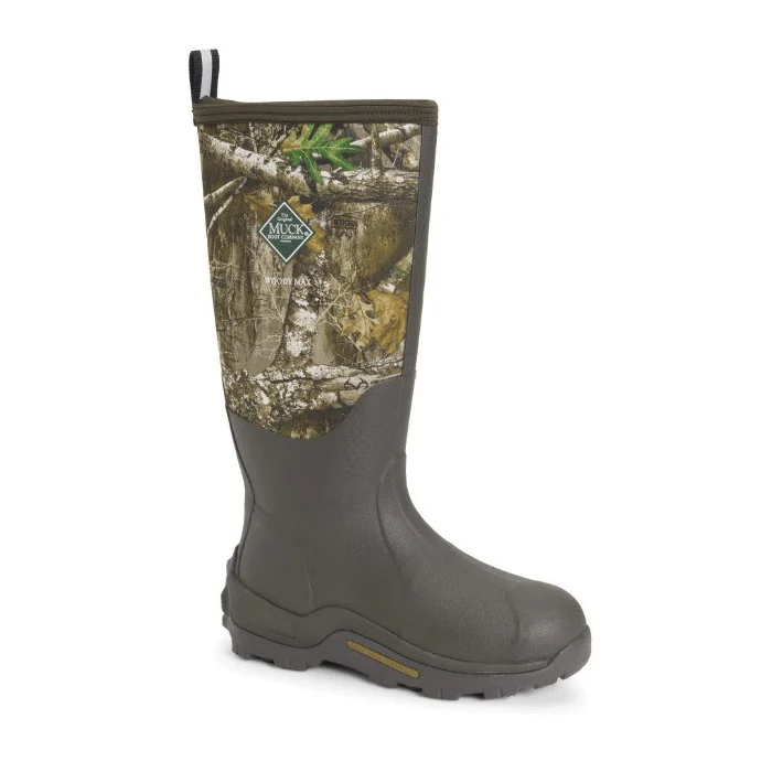 Woody Max Series WDM-RTE-RTR-140 Hunting Boots, 14, Brown/Realtree Edge Camo
