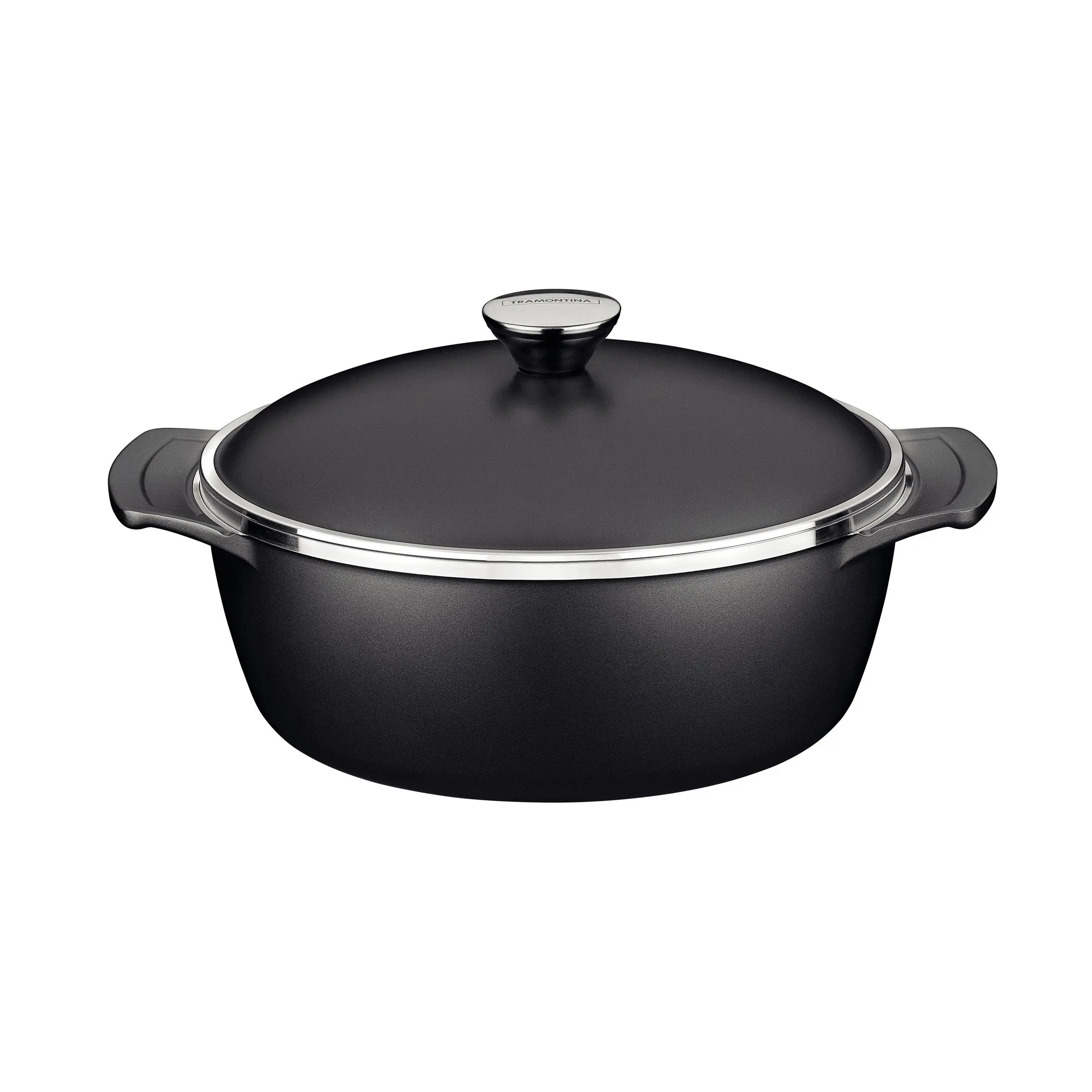 Lyon Black Casserole, 24cm, 3.7L - Home & Garden