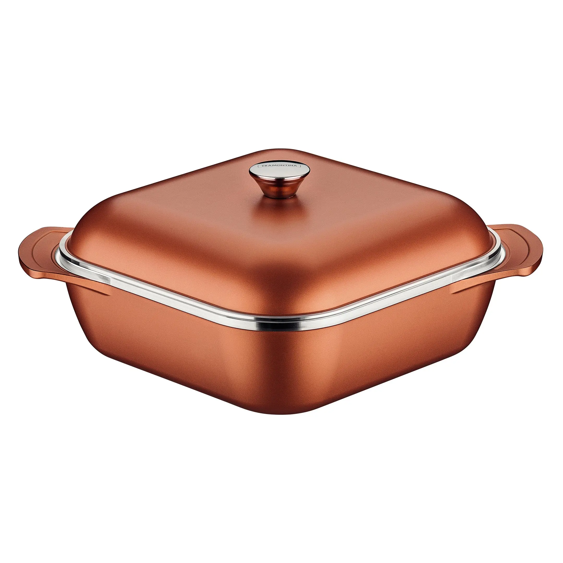 Lyon Golden Square Pot, 28cm, 5.5L - Home & Garden