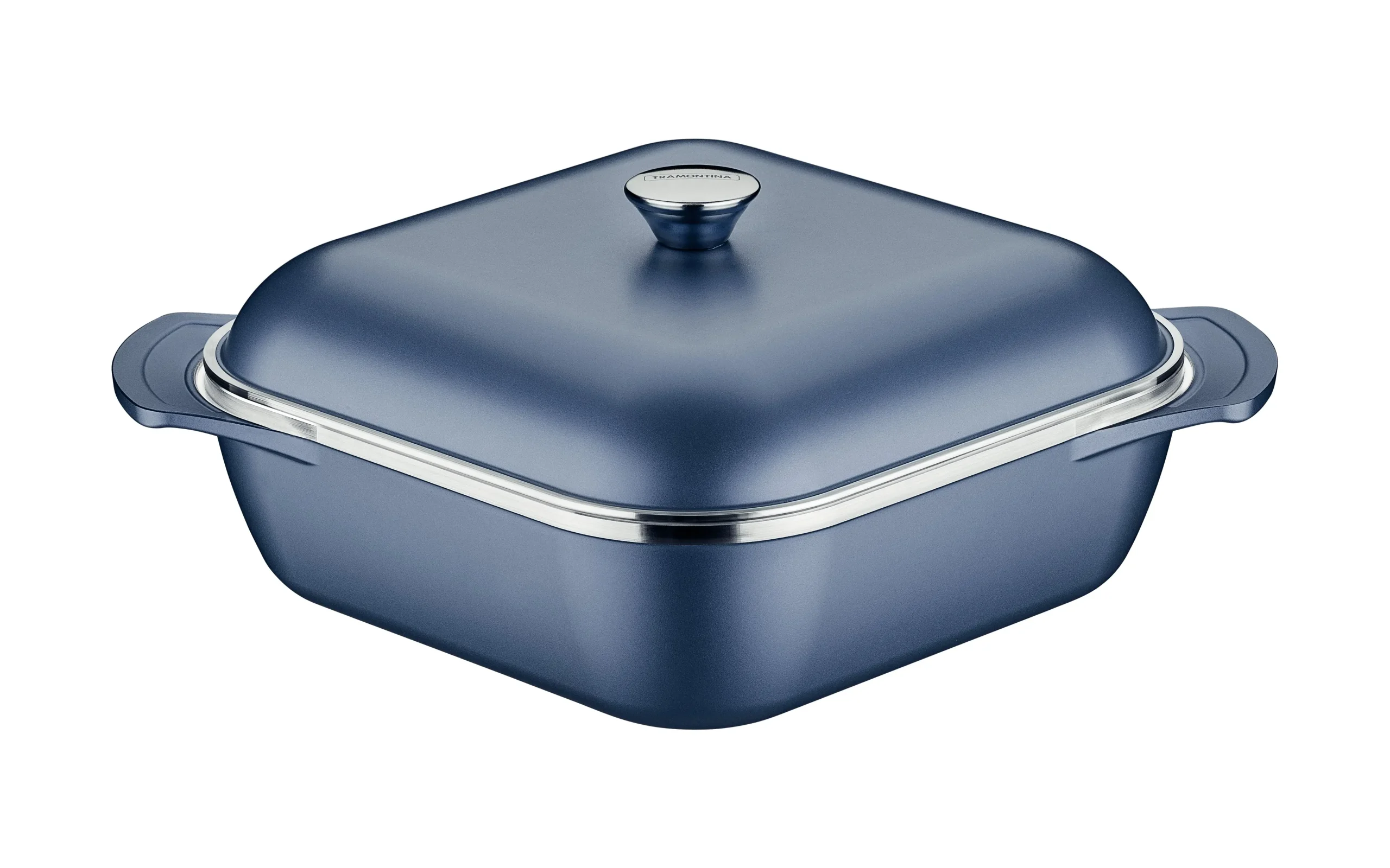 Lyon Blue Square Pot, 28cm, 5.5L - Home & Garden