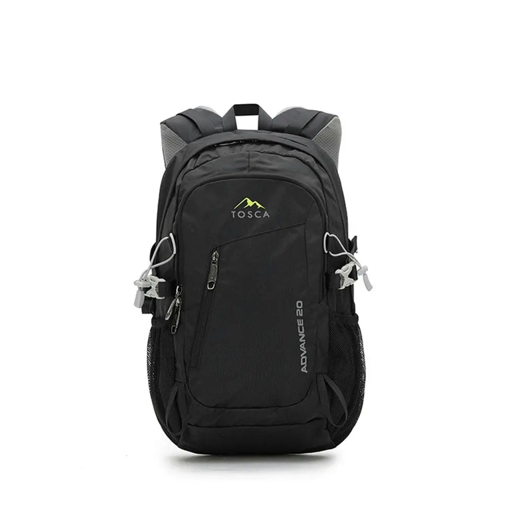 Tosca 20L Lightweight Deluxe Travel Outdoor Adjustable Backpack Bag Black - Fashion