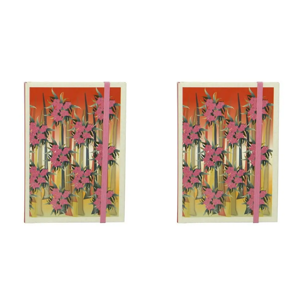 2x Lantern Studios Botanica A6 Journal Hardcover Diary Stationery Flowering Gums - Office