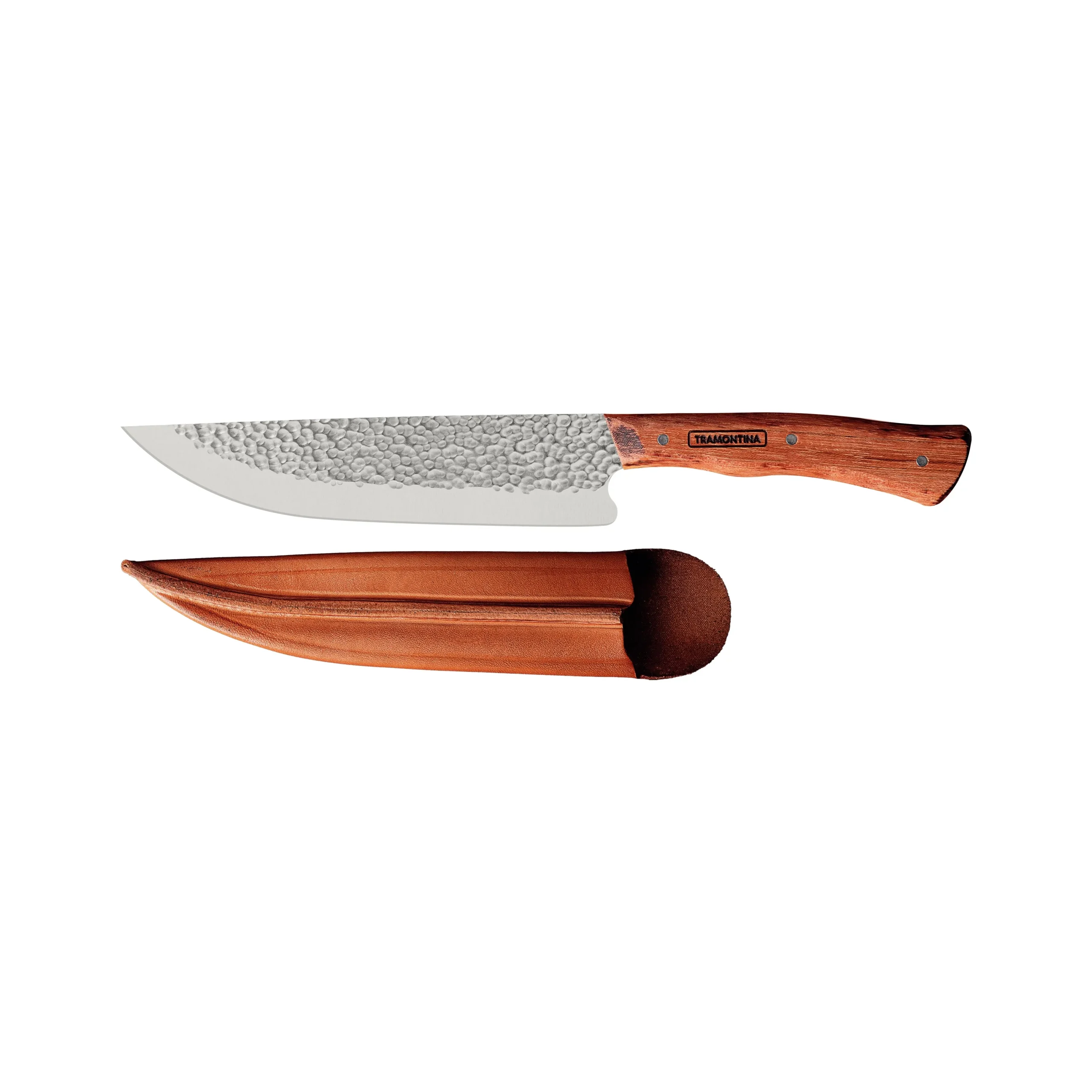 Nômade Meat Knife with Leather Sheath, 8" - Home & Garden