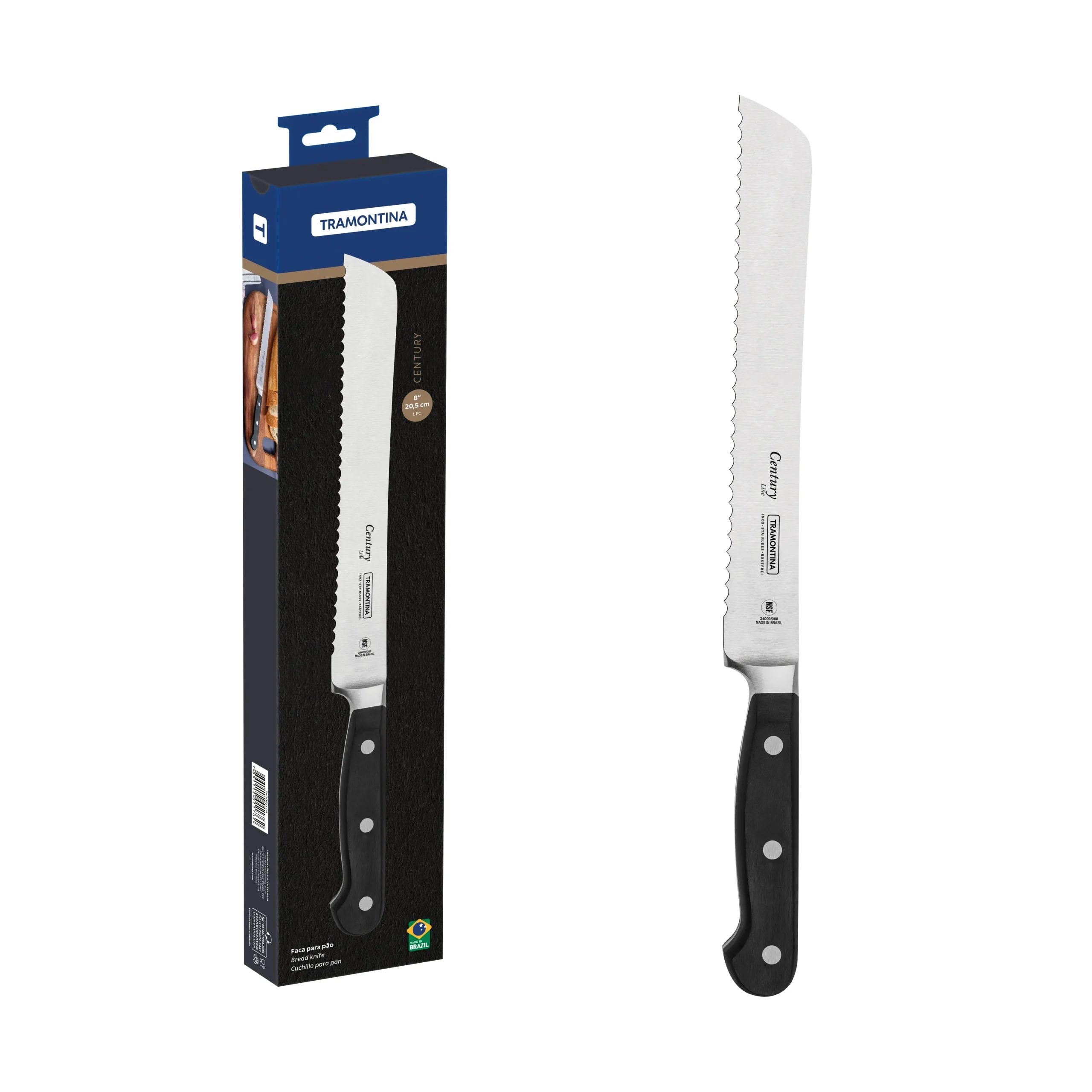 Century Forged Bread Knife, 8" - Home & Garden