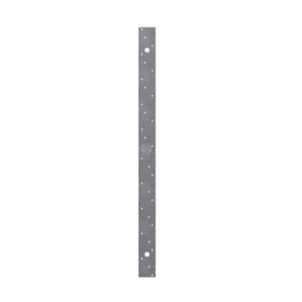 MSTC40 Strap Tie, 40-1/4 in L x 3 in W Dimensions, Steel, Galvanized