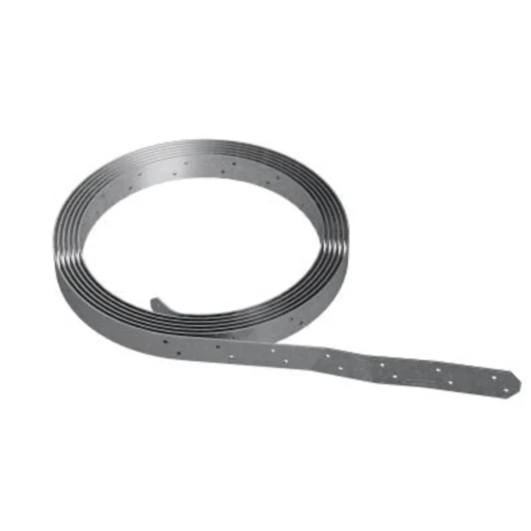 CS16 Coiled Strap, 150 ft L x 1-1/4 in W Dimensions, Steel, Galvanized