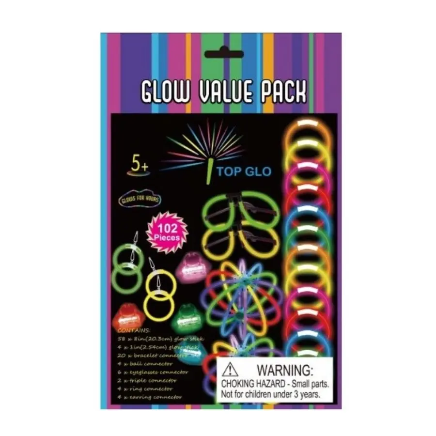 102pc Glow Value Party Pack - Hobbies