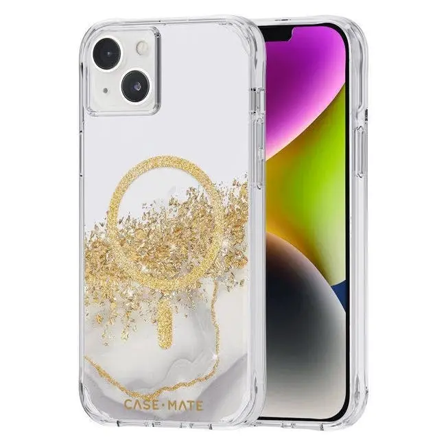 Case-Mate Karat Marble MagSafe Case (Suits iPhone 14 Plus)