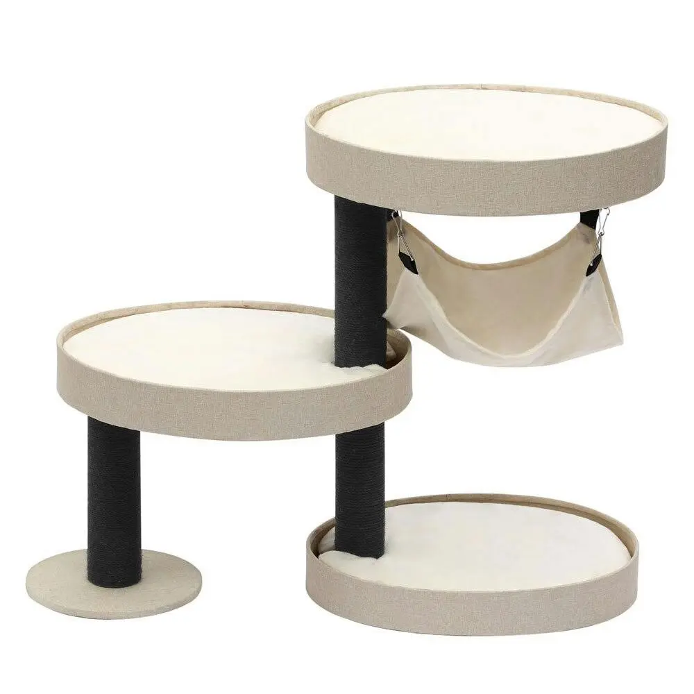 Paws & Claws Catsby 75cm Beaumaris Cat/Kittens/Pet Bed Tree Post Scratcher Tower - Pets