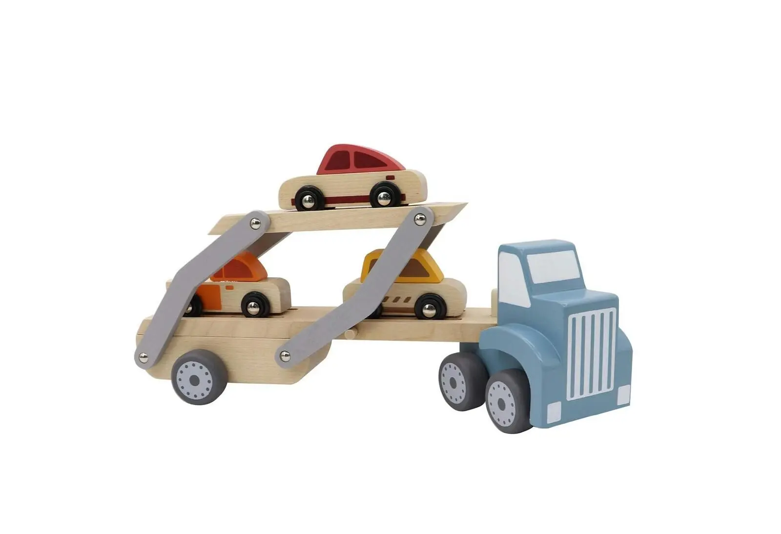 Kaper Kidz Wooden Calm & Breezy Car Carrier Kids/Children Play Toy 46.3cm 3+ - Toys & Games