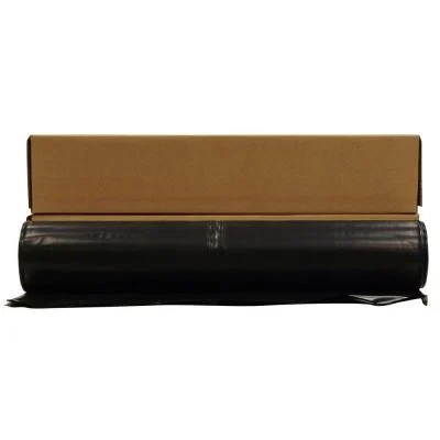 3 ft W x 1000 ft L, Poly Film, 2.25 Mil, Black - Husky
