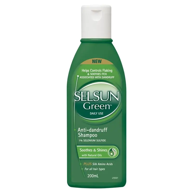 Selsun Green Shampoo 200ml - Beauty