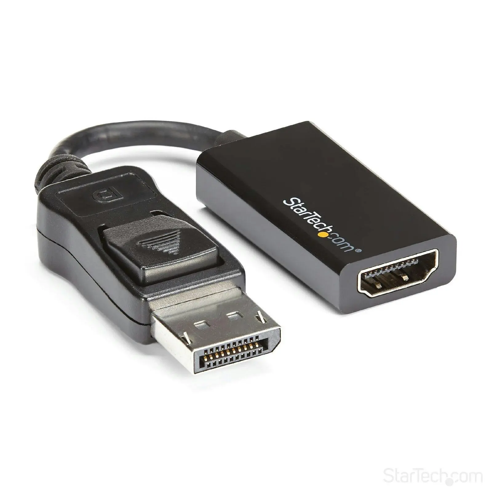 Star Tech DisplayPort To HDMI 2.0 Adapter 4K/60Hz For PC/Monitors/Laptops Black - Electronics