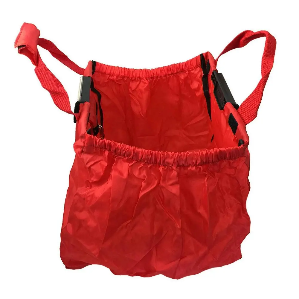 Multi Purpose Clip + Carry Bag for Shopping Trolley/Cart Waterproof Compact Red - Fashion