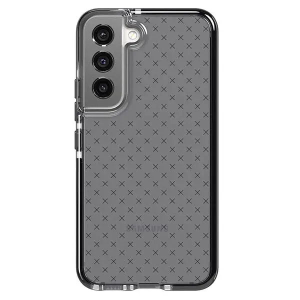 Tech21 Evo Check Case (Suits Samsung Galaxy S22) - Smokey Black