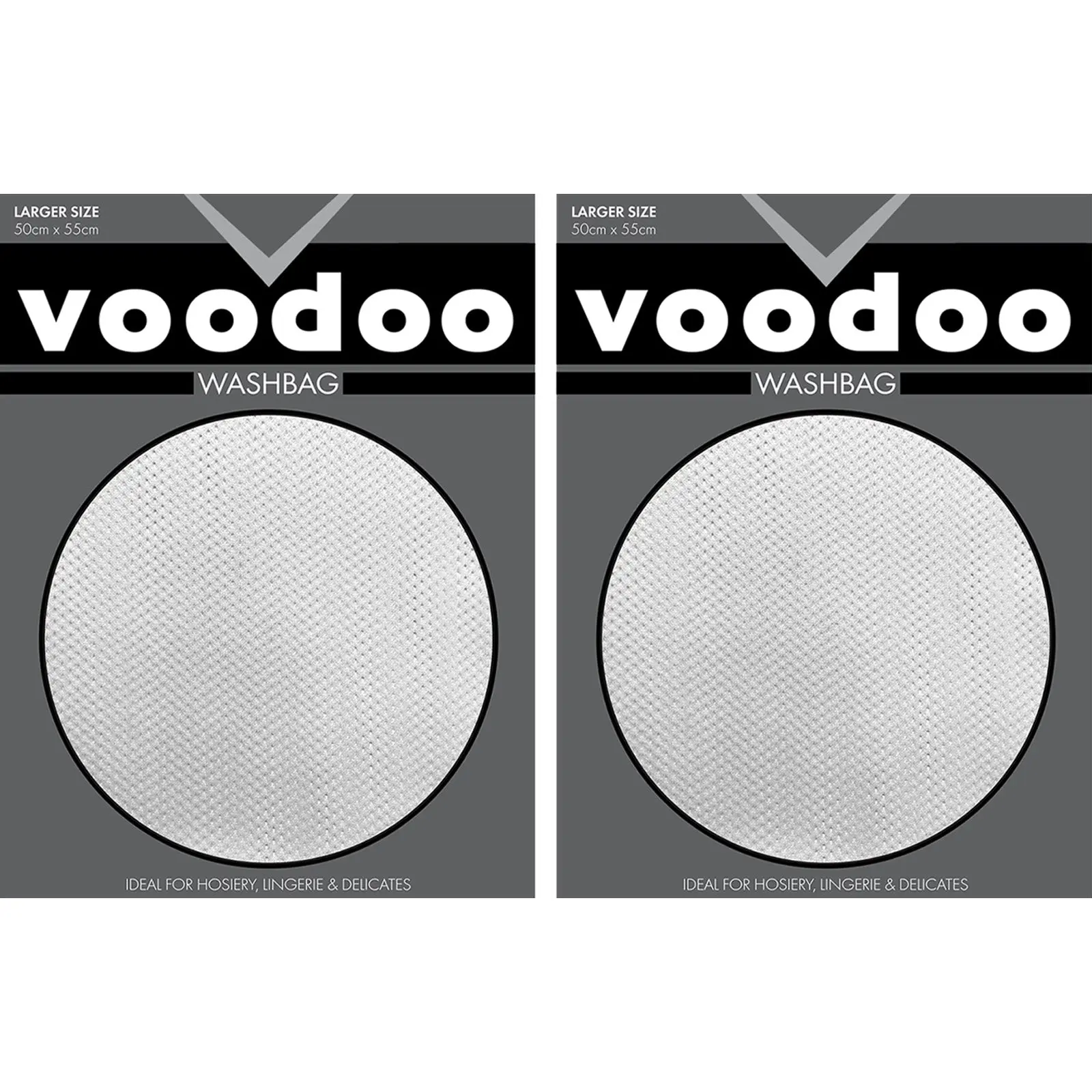 2x Voodoo Washbag Hosiery Delicates Lingerie Bra Mesh Laundry Wash Bag H60060 - Fashion