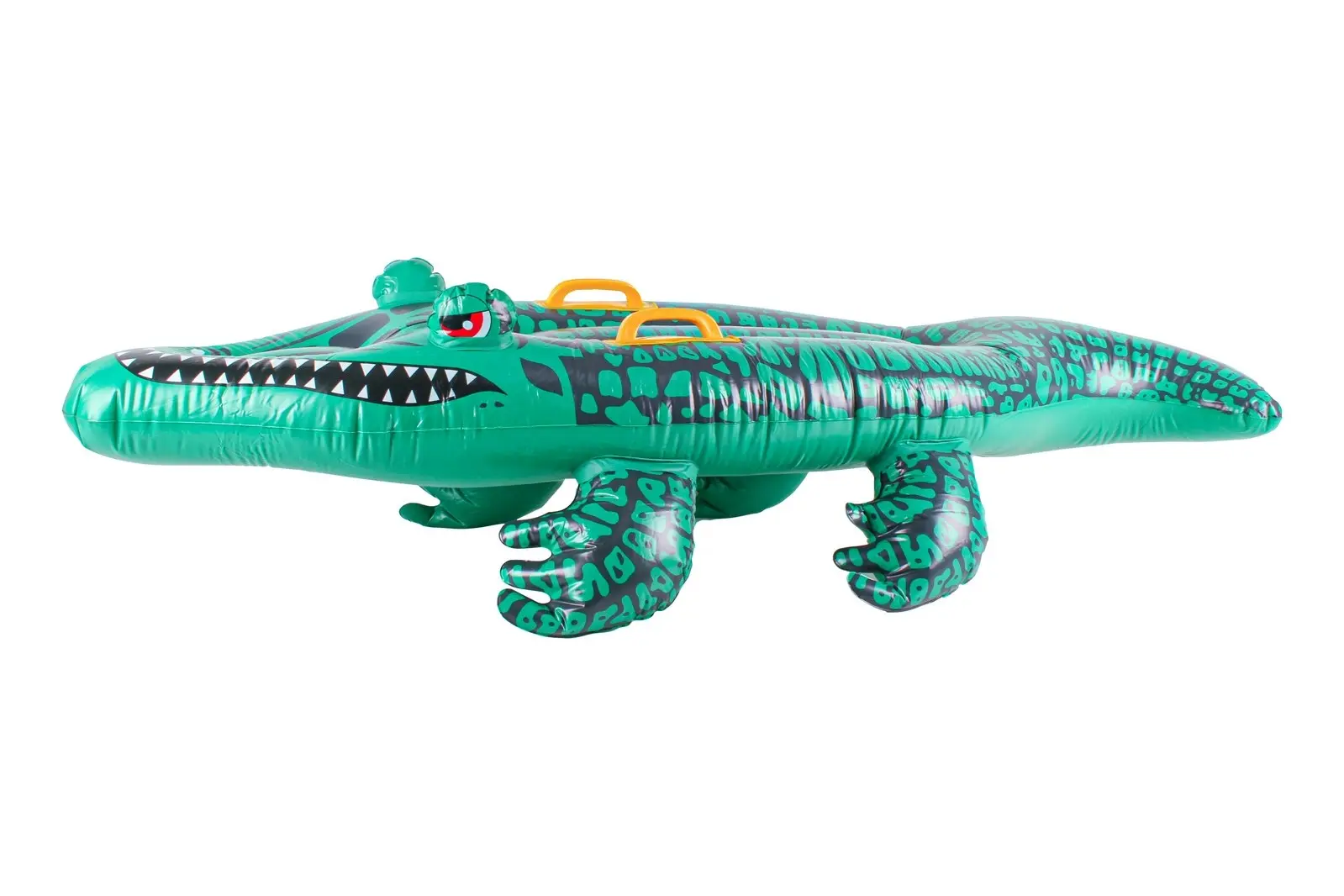 Airtime 143x48cm Inflatable Crocodile w/ Handles Pool/Beach Floating Toy Green - Toys & Games