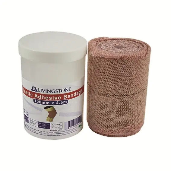 Livingstone Elastic Adhesive Bandage 10cm x 4.5m - Health